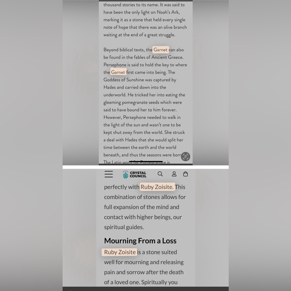 Garnet and Ruby zoisite pendant sterling silver 925 - Picture 8 of 8